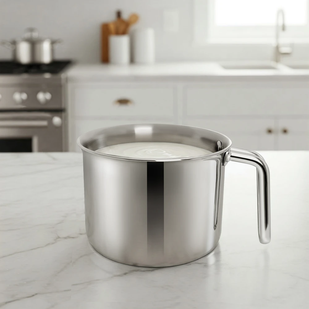Triply Stainless Steel Milk Warmer - Image 5