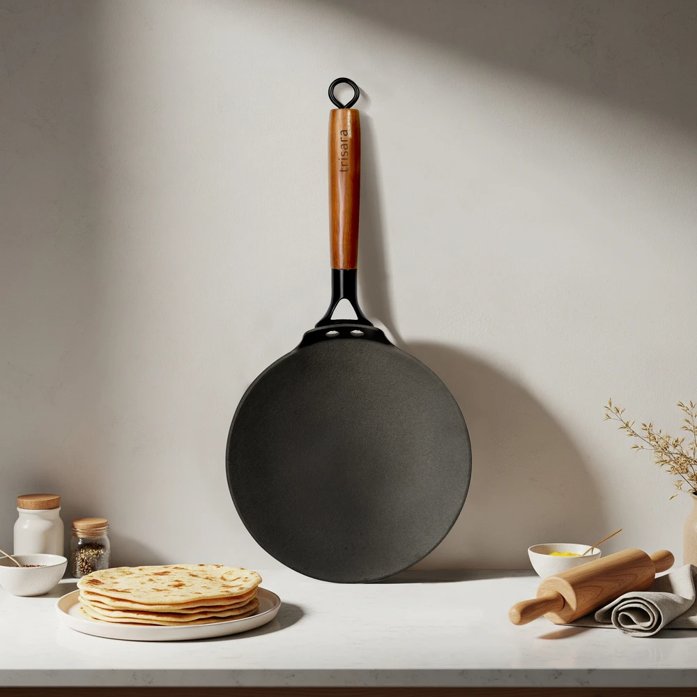 Heritage Cast Iron Roti Tawa | 24 cm - Image 3