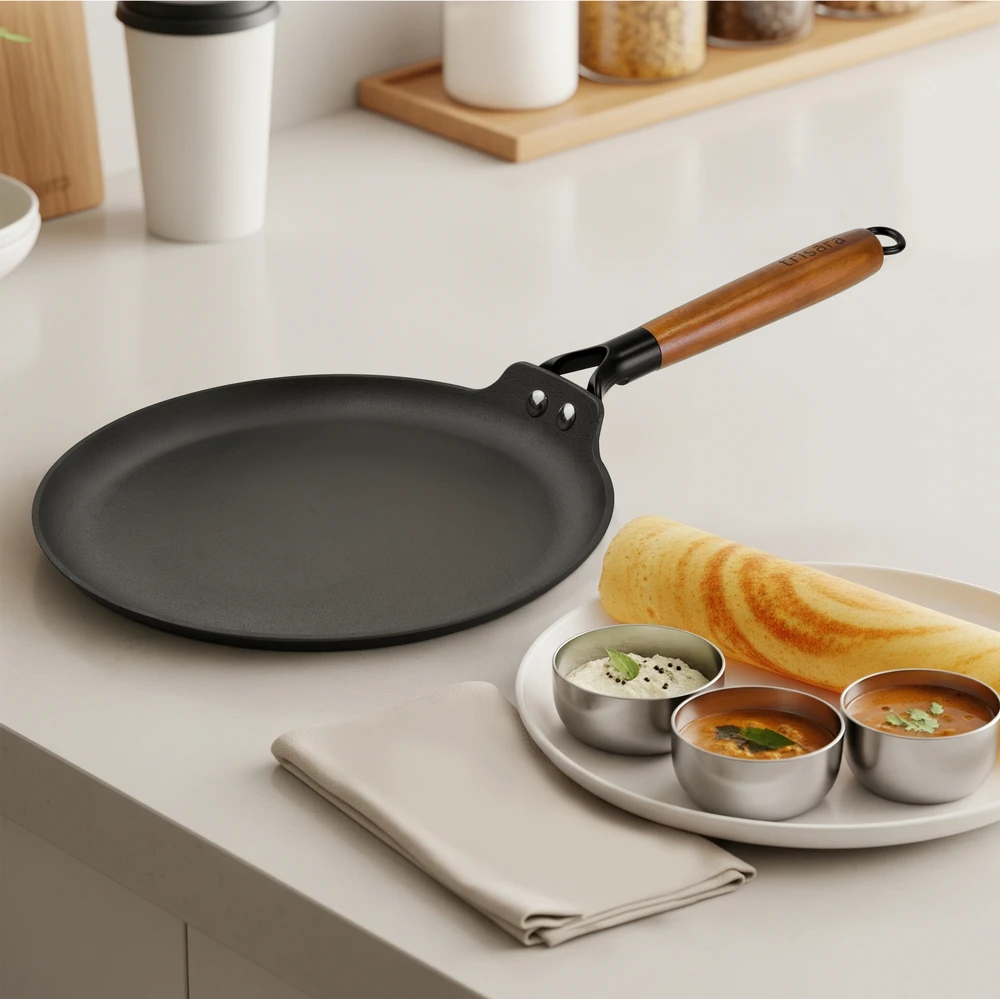 Heritage Cast Iron Dosa Tawa | 26 cm - Image 1