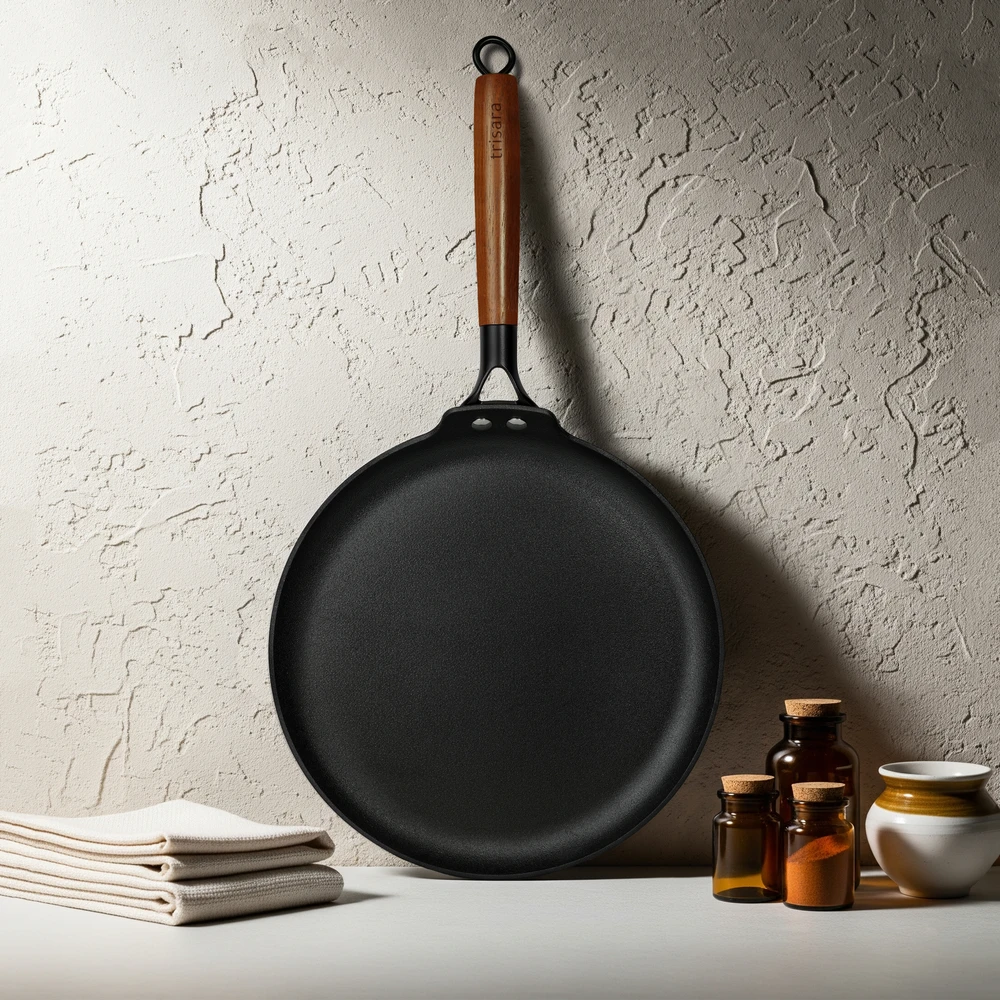 Heritage Cast Iron Dosa Tawa | 26 cm - Image 4