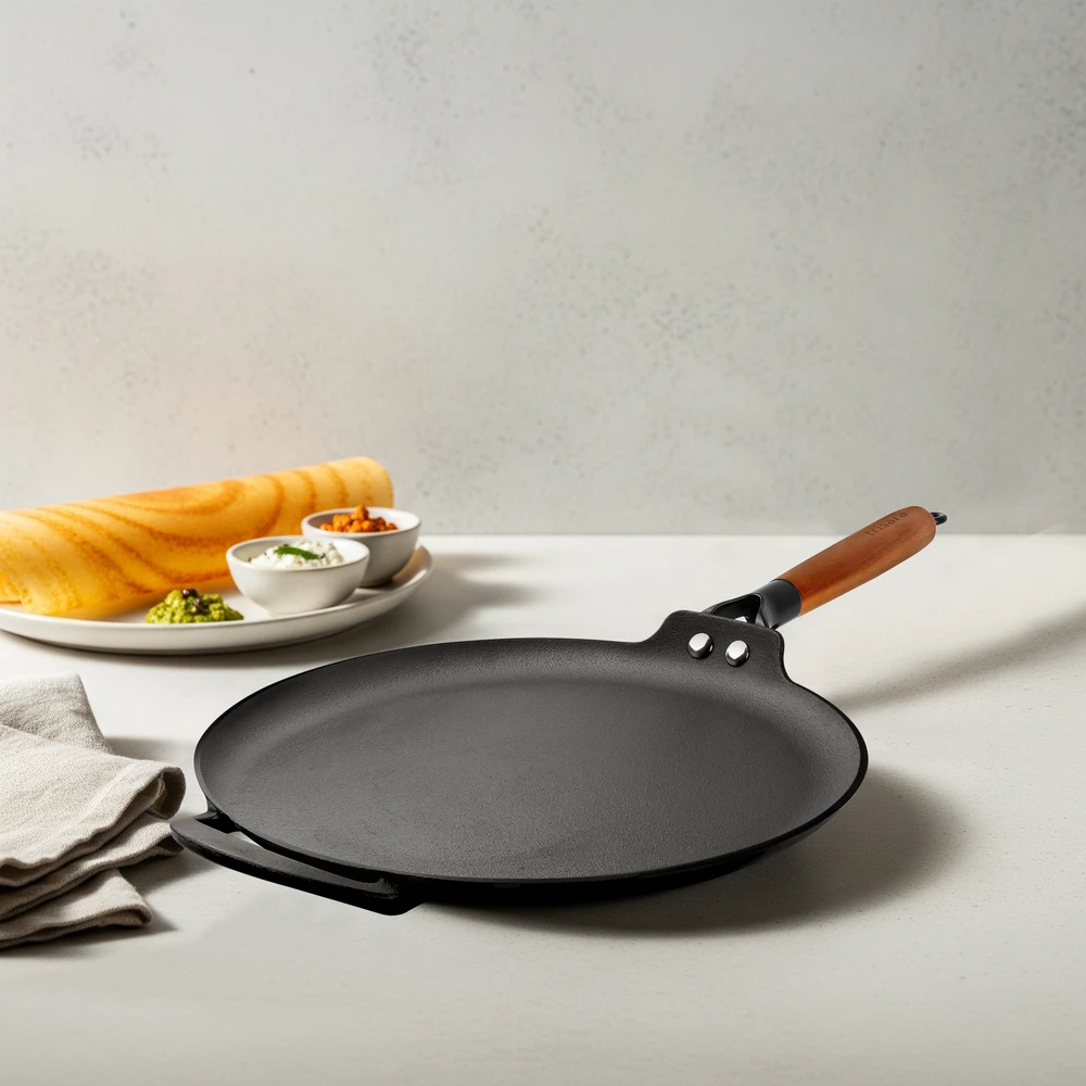 Heritage Cast Iron Dosa Tawa | 30 cm - Image 4
