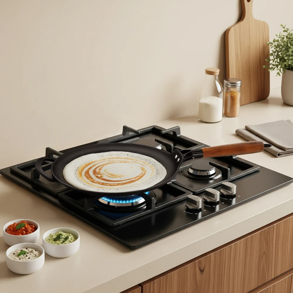 Heritage Cast Iron Dosa Tawa | 30 cm - Image 3