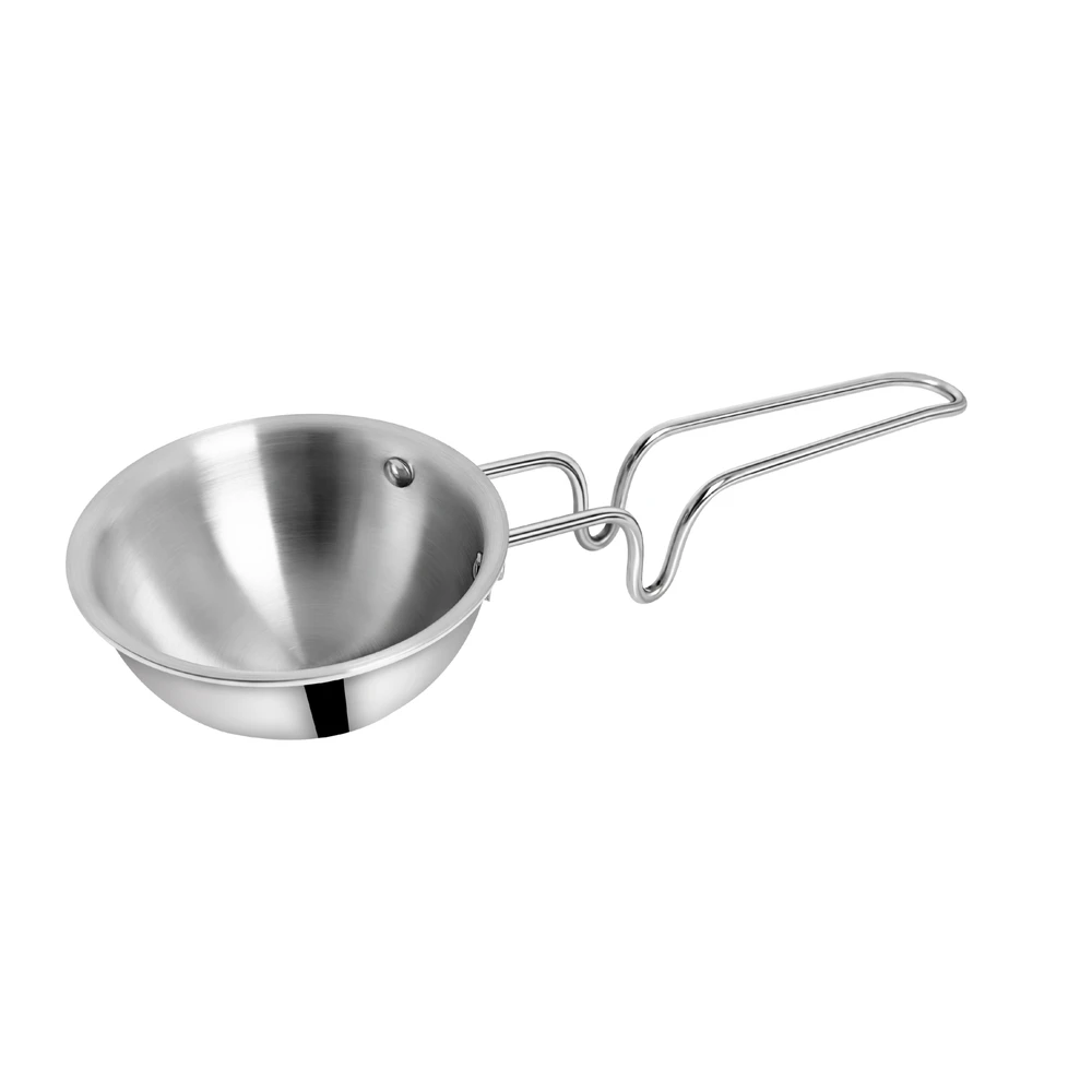 Triply Stainless Steel Tadka Pan | Size: 11 cm | Capacity: 350 ml - Image 2